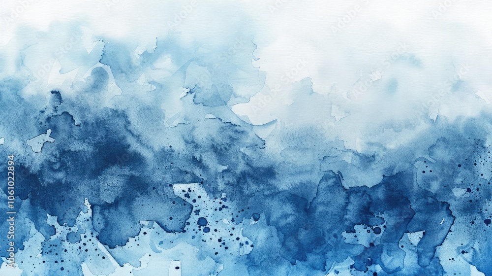 Abstract blue watercolor backdrop. Abstract blue watercolor backdrop.
