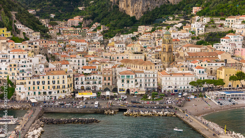 Amalfi coast in Naples, Italy