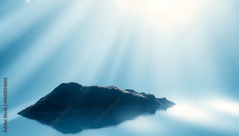 Naklejka premium bathed light background wallpaper