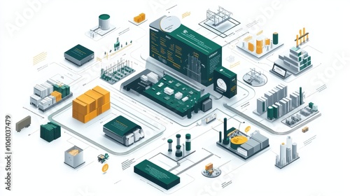 Infographic-style design featuring key inventory management metrics, using engaging visuals to convey essential data and best practices.