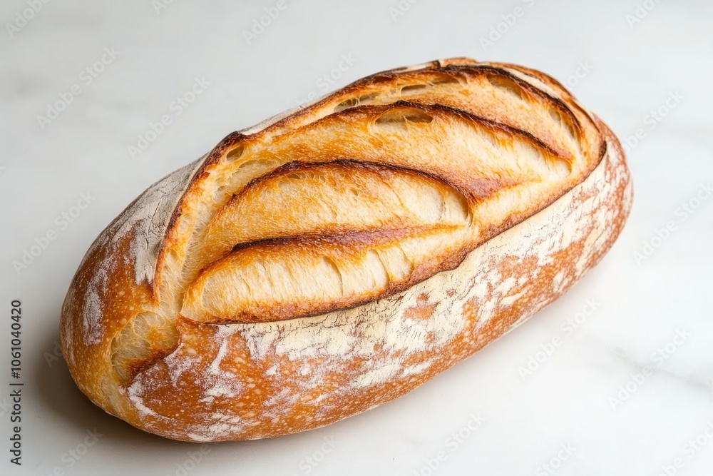 Pan rústico de corteza dorada y crujiente sobre fondo blanco, ideal para acompañar cualquier comida.
Pan rústico de corteza dorada y crujiente sobre fondo blanco, ideal para acompañar cualquier comida.