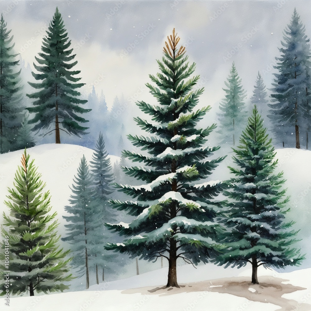 Obraz premium Winter Wonderland: A Holiday Art Collection