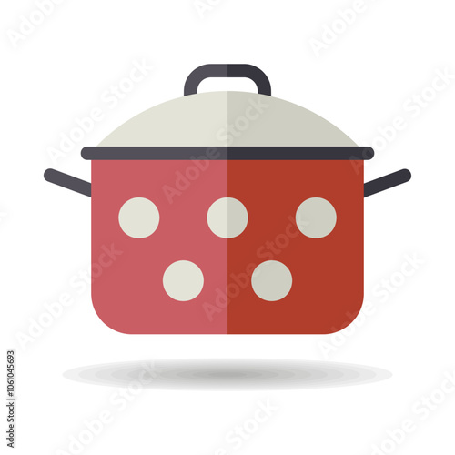 Saucepan vector icon. Cooking pot or pan sign