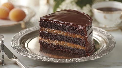 austrian sachertorte cake photo