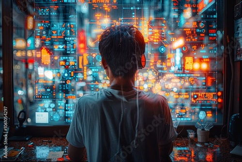 Wallpaper Mural Human ai interaction  chatbots in prompt engineering and generative ai for work support Torontodigital.ca