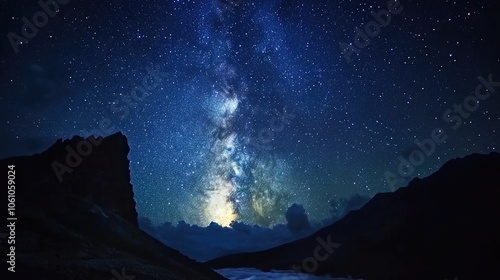 A striking time-lapse of stars moving across the night sky, symbolizing persistence and vision.