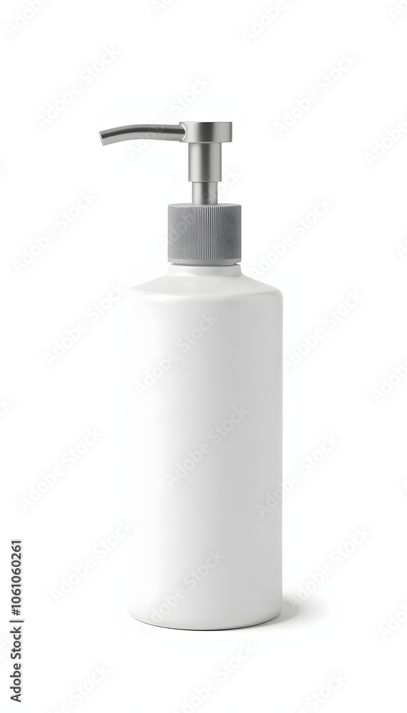 Cosmetic cream dispenser product mockup presentation isolated with white highlights, png Cosmetic cream dispenser product mockup presentation isolated with white highlights, png