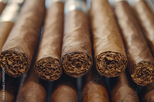 Wallpaper Mural Several Cigars Displayed | Premium Tobacco, Luxury Lifestyle, Classic Cigars, Smoky Ambiance, Hand-Rolled Craftsmanship Torontodigital.ca