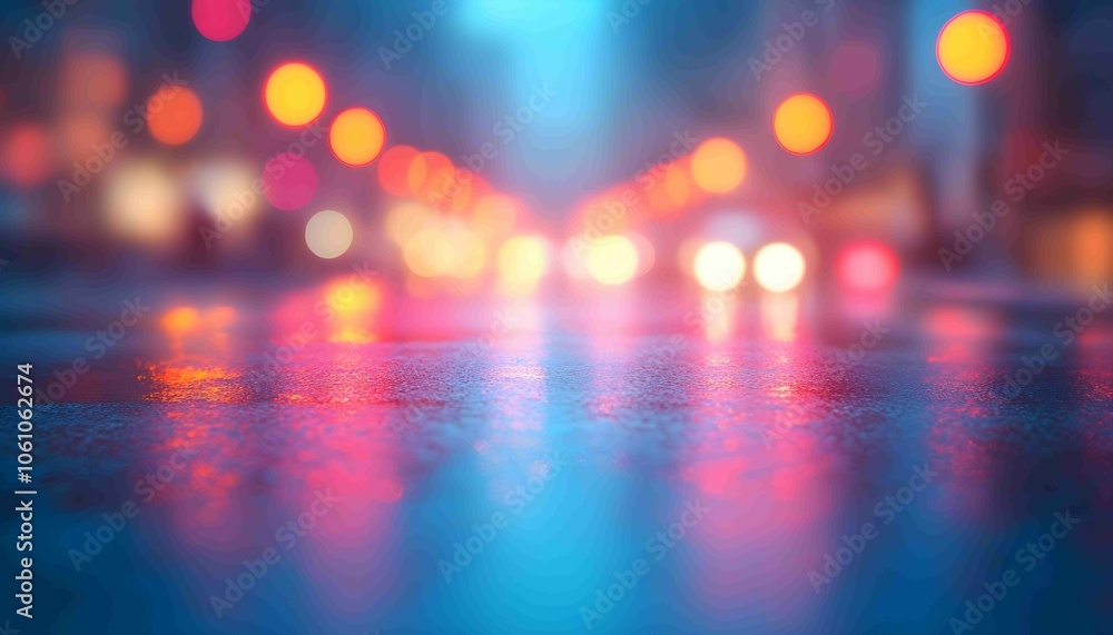 Blurred background of police flashing lights at the crime scene, Police lights, crime scene, blurred background, Blurred background of police flashing lights at the crime scene, Police lights, crime scene, blurred background,