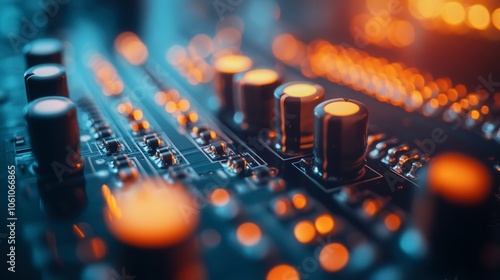 Close-Up of Innovative Technology Control Panel