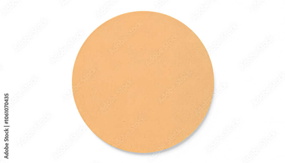 Front view of blank round cardboard beer coaster isolated with white highlights, png Front view of blank round cardboard beer coaster isolated with white highlights, png