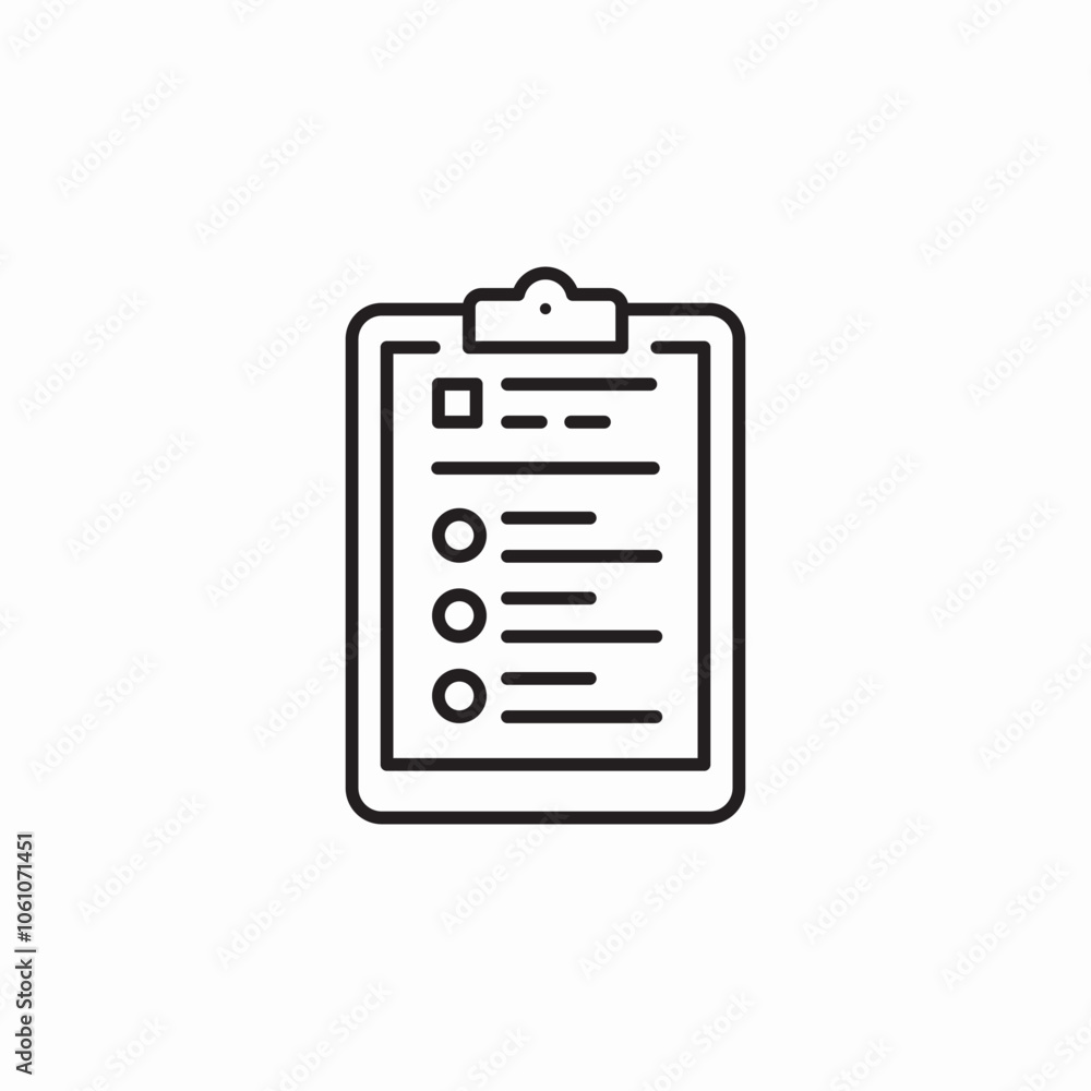 clipboard check list icon sign vector clipboard check list icon sign vector