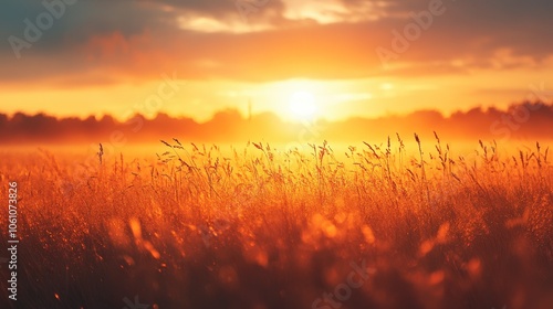 Serene Morning Light Over Wildlife Habitat