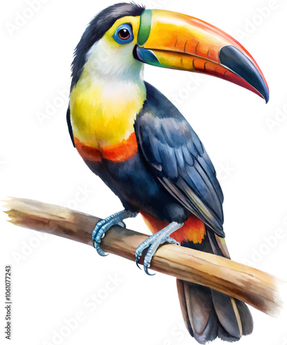 toucan isolated on white background