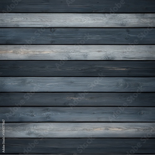 Wallpaper Mural Dark wooden planks with varying shades in a horizontal arrangement Torontodigital.ca