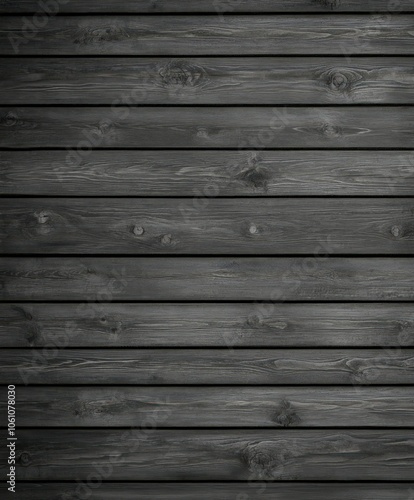 Wallpaper Mural Dark wooden planks arranged in a horizontal pattern for interior design Torontodigital.ca