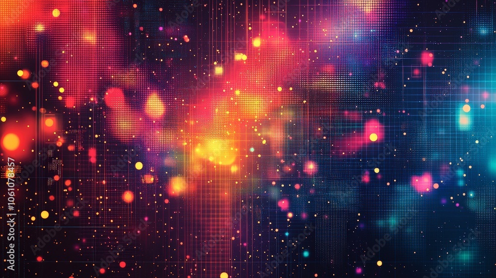 Vibrant Neon Gradient Background for Technology Themes Vibrant Neon Gradient Background for Technology Themes