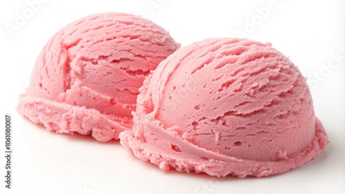 Bubblegum ice cream - perfect for dessert blogs, culinary websites, Valentine's Day content or sweet treat presentations