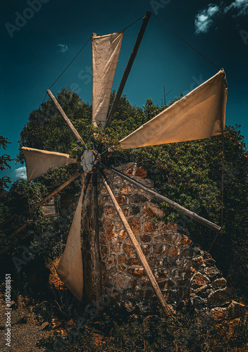 Windmühle auf Kreta