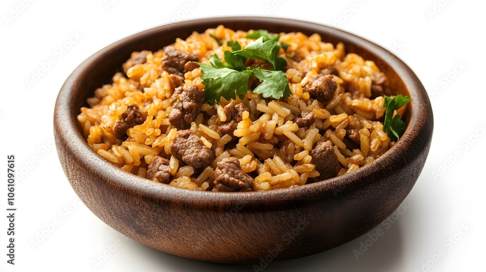 Food, Brazilian Rice With Beef, Realistic Photo, on Black Background, Abstract Image, Texture, Pattern Background, Wallpaper, Cover and Screen of Smartphone, PC, Laptop, 9:16 and 16:9 Format Food, Brazilian Rice With Beef, Realistic Photo, on Black Background, Abstract Image, Texture, Pattern Background, Wallpaper, Cover and Screen of Smartphone, PC, Laptop, 9:16 and 16:9 Format