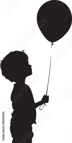 child with balloon