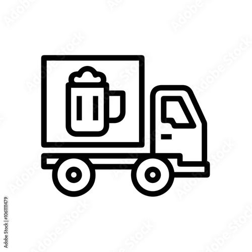 Truck icon symbol vector illustration 