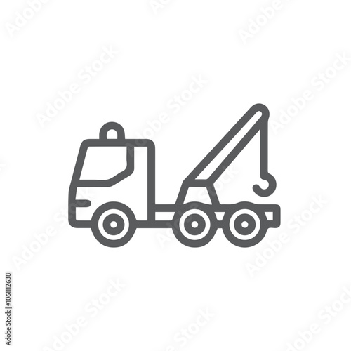 Truck icon symbol vector illustration 