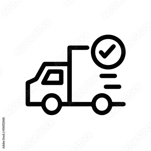 Wallpaper Mural Truck icon symbol vector illustration
 Torontodigital.ca