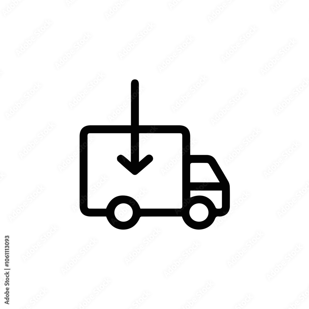 Truck icon symbol vector illustration
