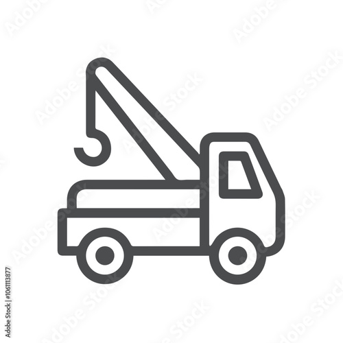 Truck icon symbol vector illustration 