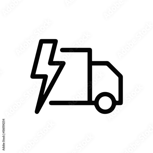 Truck icon symbol vector illustration 