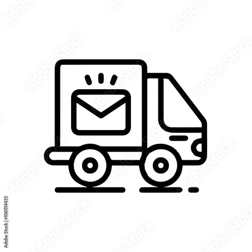 Truck icon symbol vector illustration 