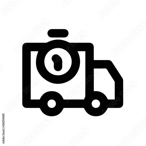 Truck icon symbol vector illustration 