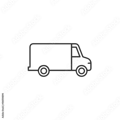 Truck icon symbol vector illustration 