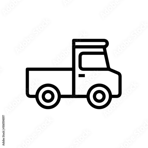 Truck icon symbol vector illustration 