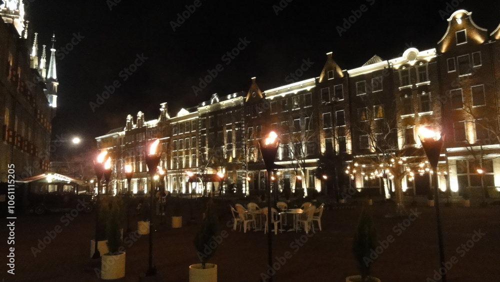 Naklejka premium ハウステンボスのライトアップ