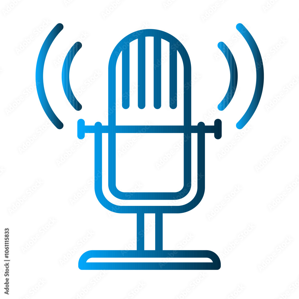Mic icon template Mic icon template