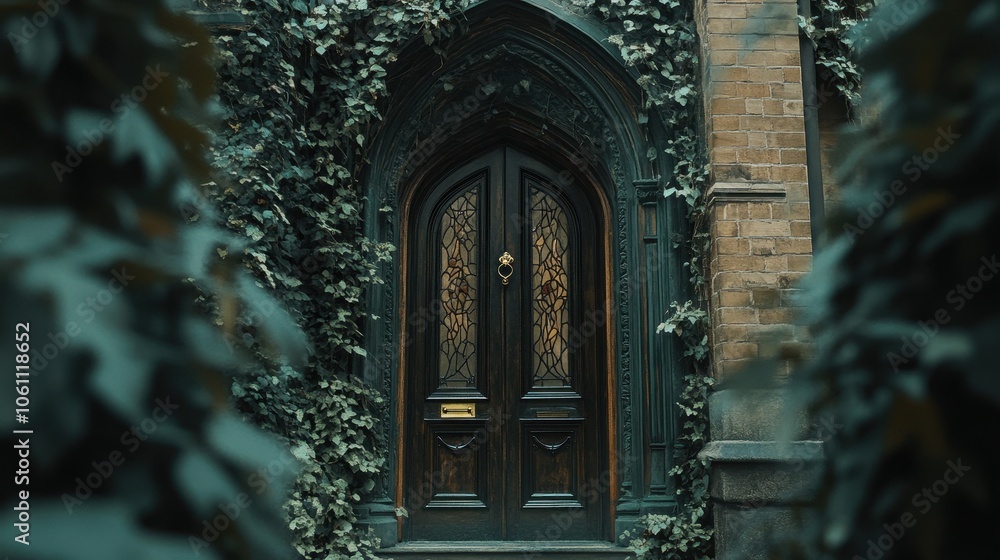 Mysterious Entrance Shrouded in Nature's Embrace Mysterious Entrance Shrouded in Nature's Embrace