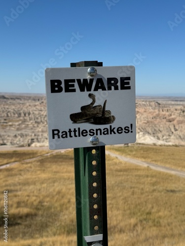 beware rattlesnakes