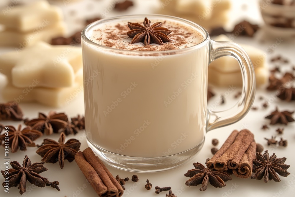 White background and tea with milk, called Teh Tarik. White background and tea with milk, called Teh Tarik.