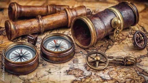 Vintage Exploration: Charting the Path of Discovery