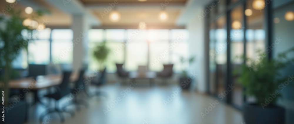 Abstract Blurred Office Interior with Defocused Effect Ideal for Business Background Concept Abstract Blurred Office Interior with Defocused Effect Ideal for Business Background Concept