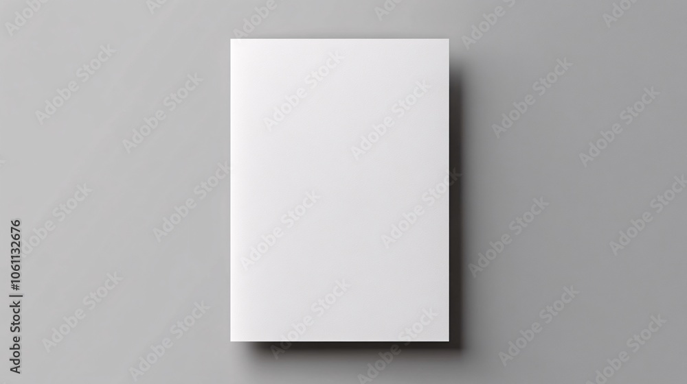 Minimalist blank canvas on gray background Minimalist blank canvas on gray background