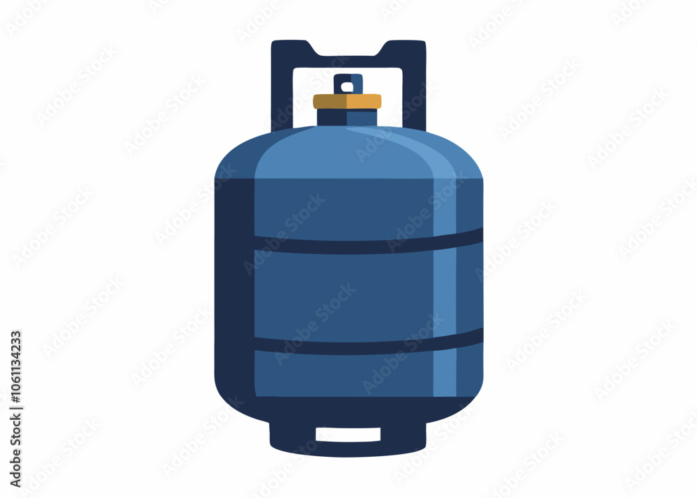 Propane Cyl. isolated on a white background vector art illustration Propane Cyl. isolated on a white background vector art illustration