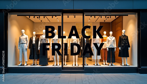Black Friday Store Window