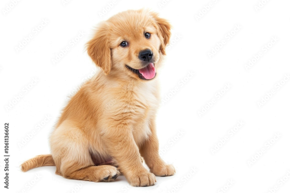 This is an adorable golden puppy, likely a Golden Retriever, with bright eyes and tiny teeth. He exudes playfulness and companionship. Perfect for homeowners or families looking for a furry friend. This is an adorable golden puppy, likely a Golden Retriever, with bright eyes and tiny teeth. He exudes playfulness and companionship. Perfect for homeowners or families looking for a furry friend.