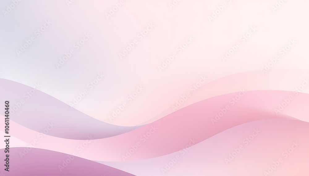 A gradient of pastel colors, softly blended into one another with gentle curves, giving the impression of movement and tranquility in a minimalistic style. A gradient of pastel colors, softly blended into one another with gentle curves, giving the impression of movement and tranquility in a minimalistic style.