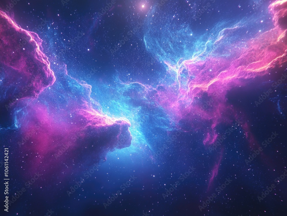 The cosmos is alive with vibrant nebulas, as seen in this breathtaking depiction of the universe. The cosmos is alive with vibrant nebulas, as seen in this breathtaking depiction of the universe.