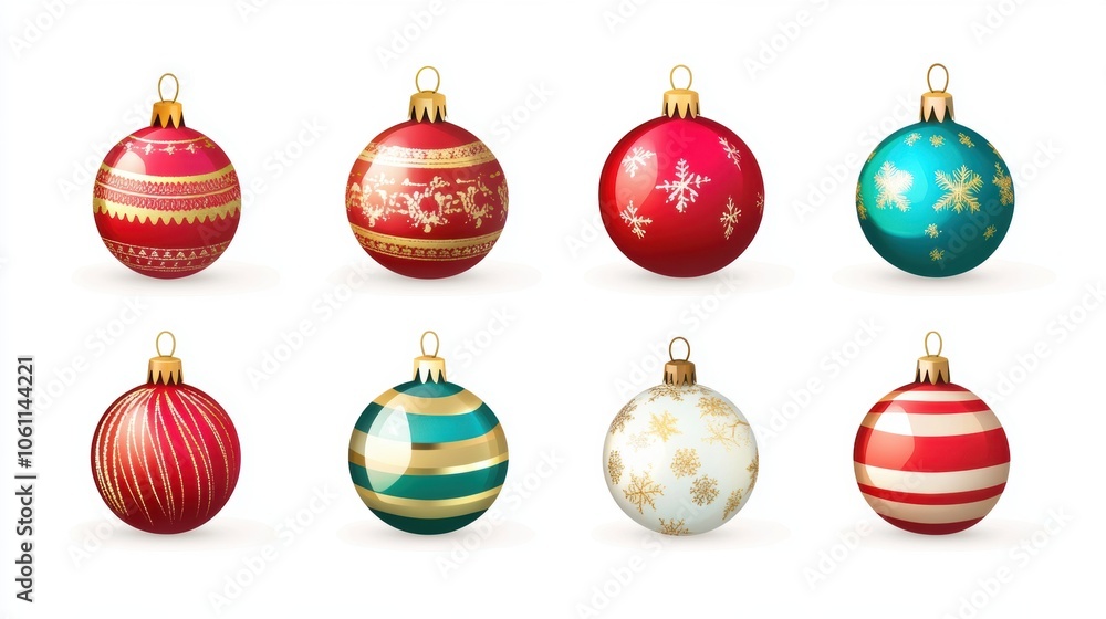 Isolated decoration ornament for holiday season. Isolated decoration ornament for holiday season.