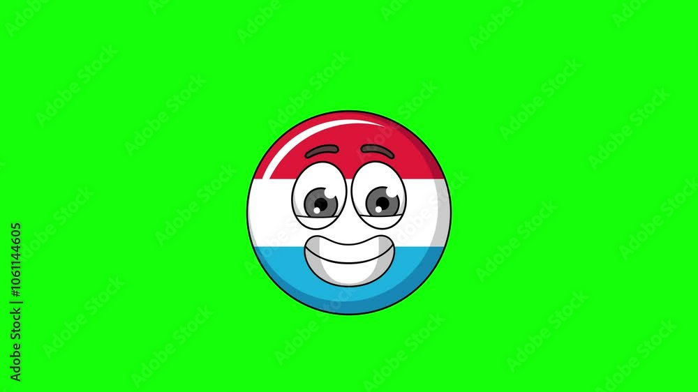 The grimacing face of luxembourg mascot, nervousness, embarrassment, or awkwardness The grimacing face of luxembourg mascot, nervousness, embarrassment, or awkwardness